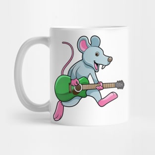 Mouse at Music with Guitar Mug